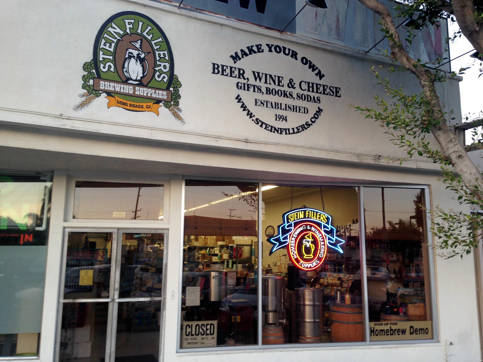 Stein Fillers Long Beach Stein Filler store front window